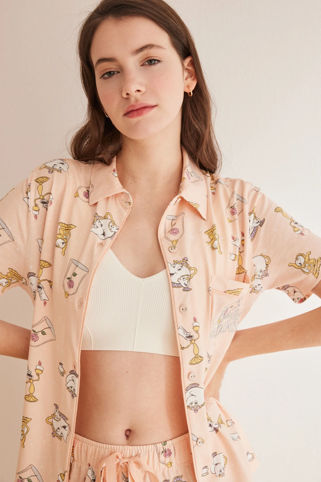 100% cotton Beauty and the Beast classic pyjamas - Image 3