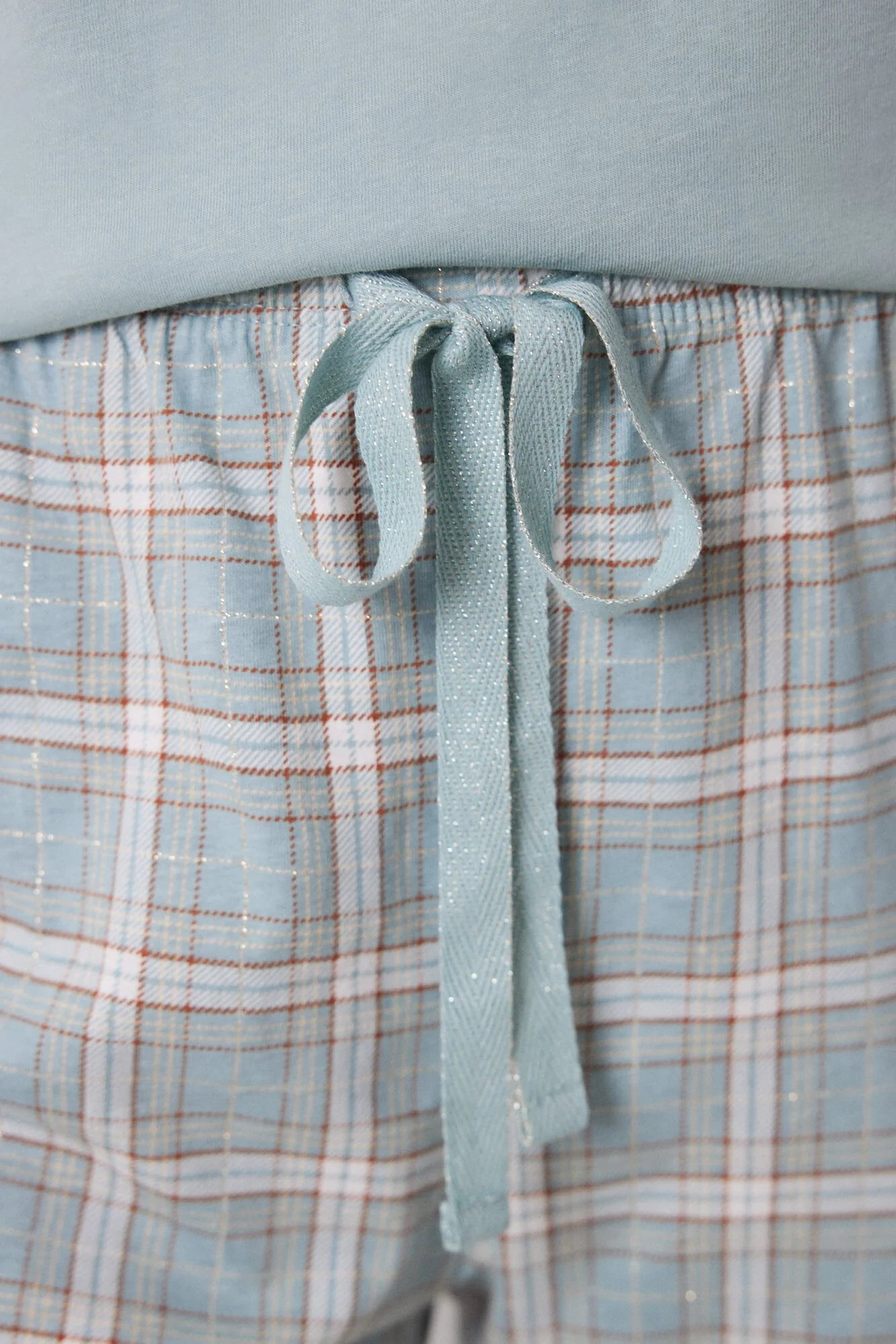 100% cotton Christmas checkered pajamas - Image 3