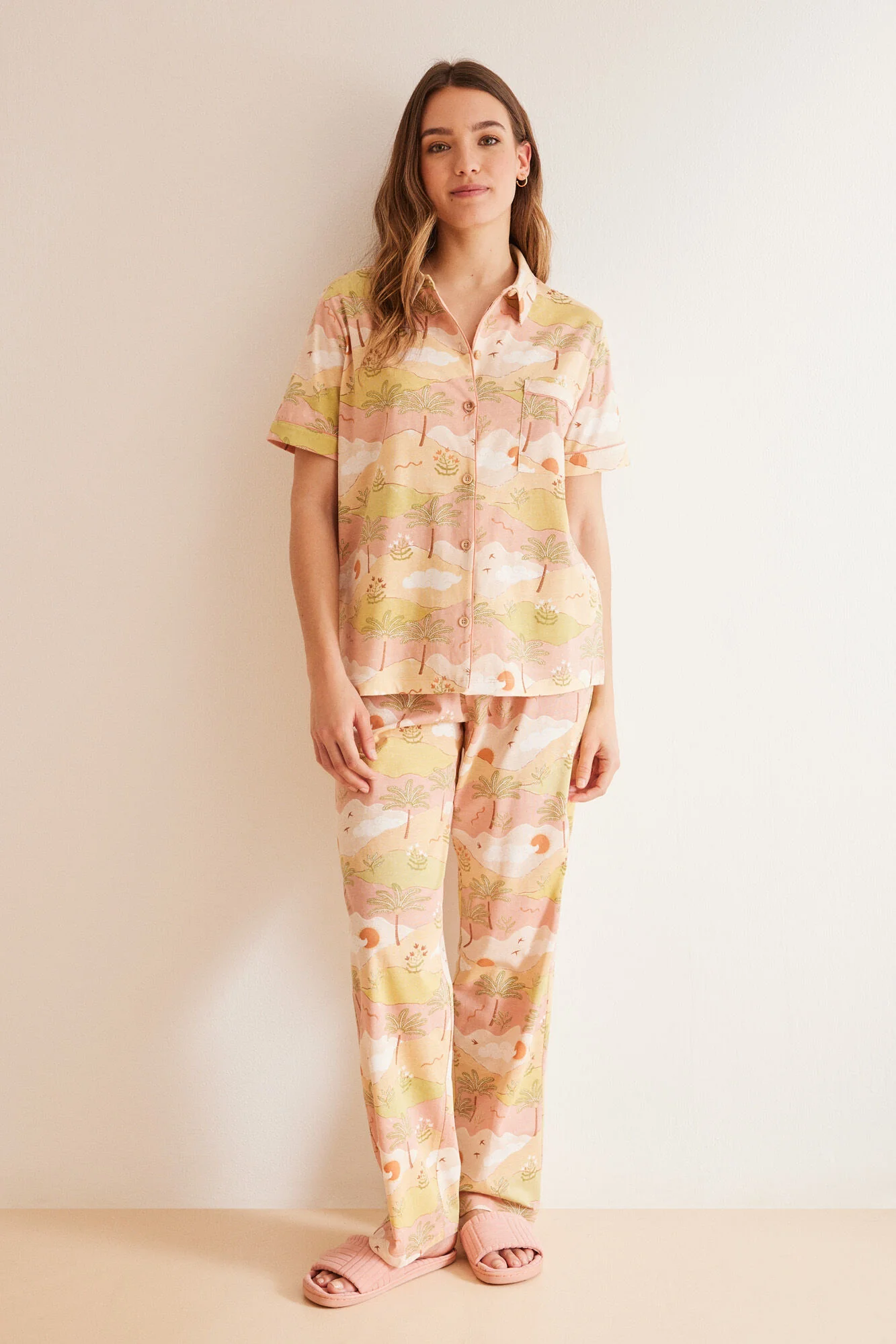 100% cotton classic pyjamas with long bottoms - Image 5
