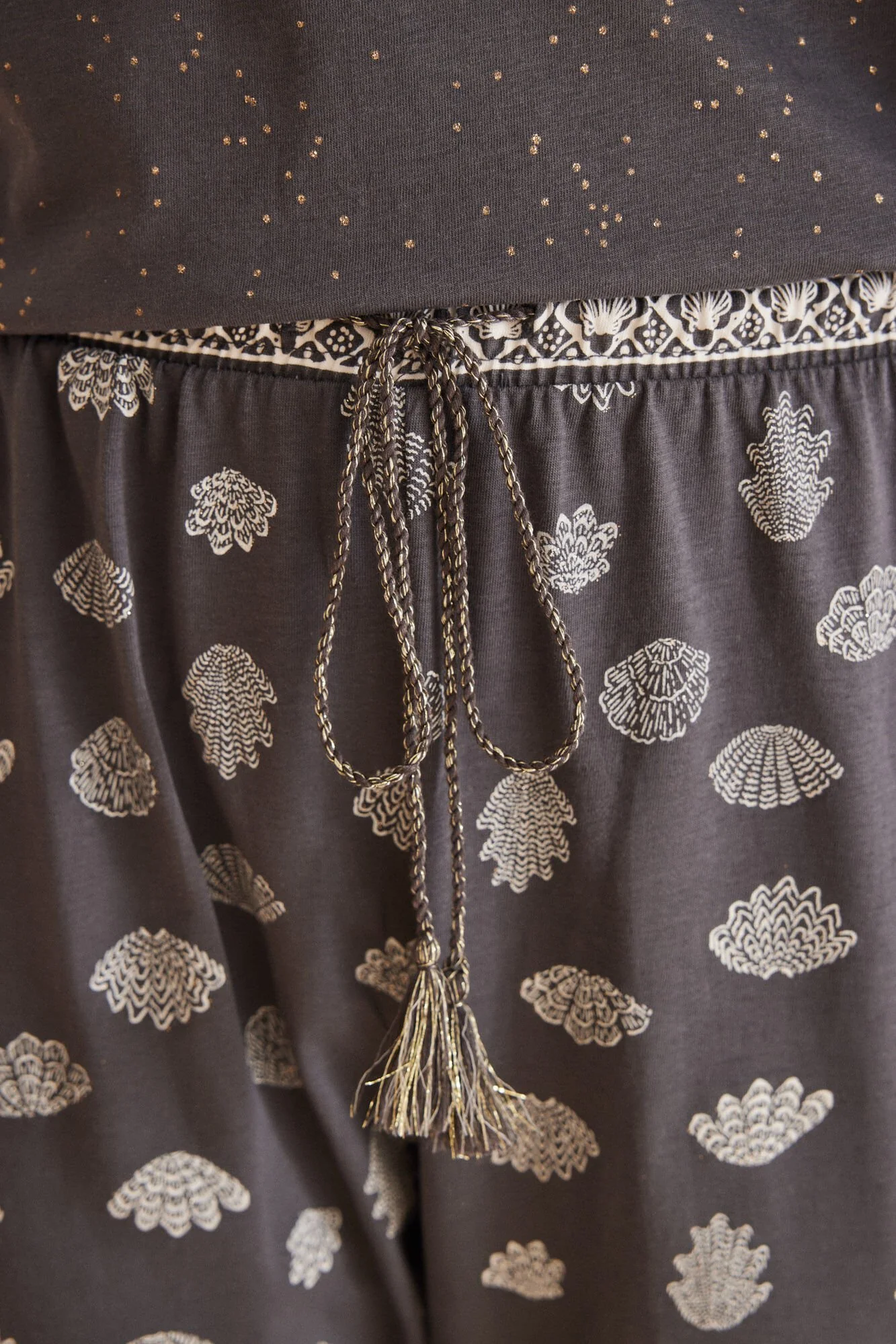 Long 100% cotton shell grey pyjamas - Image 4