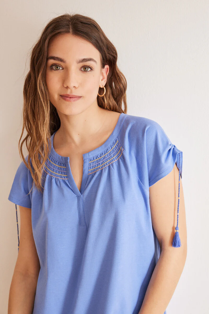 100% Cotton diamond allover pyjamas - Image 2