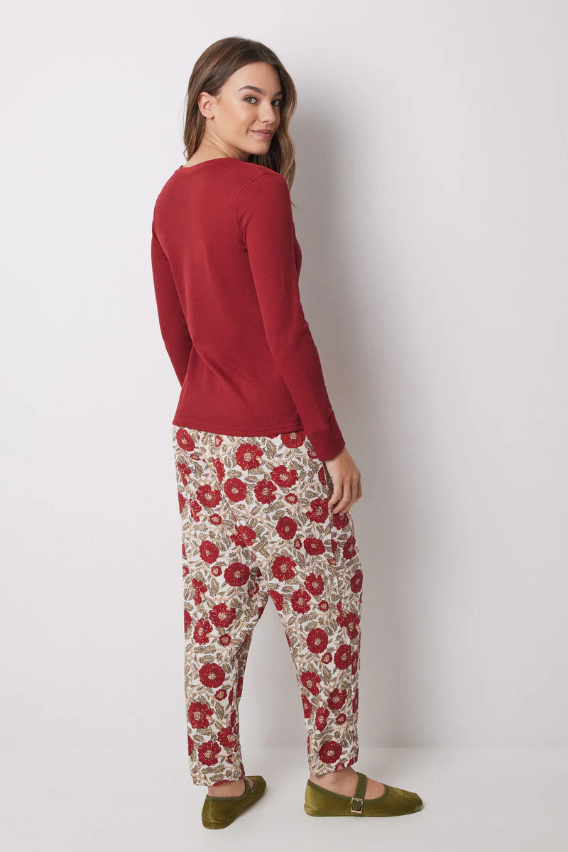 100% cotton floral pyjamas pants - Image 4