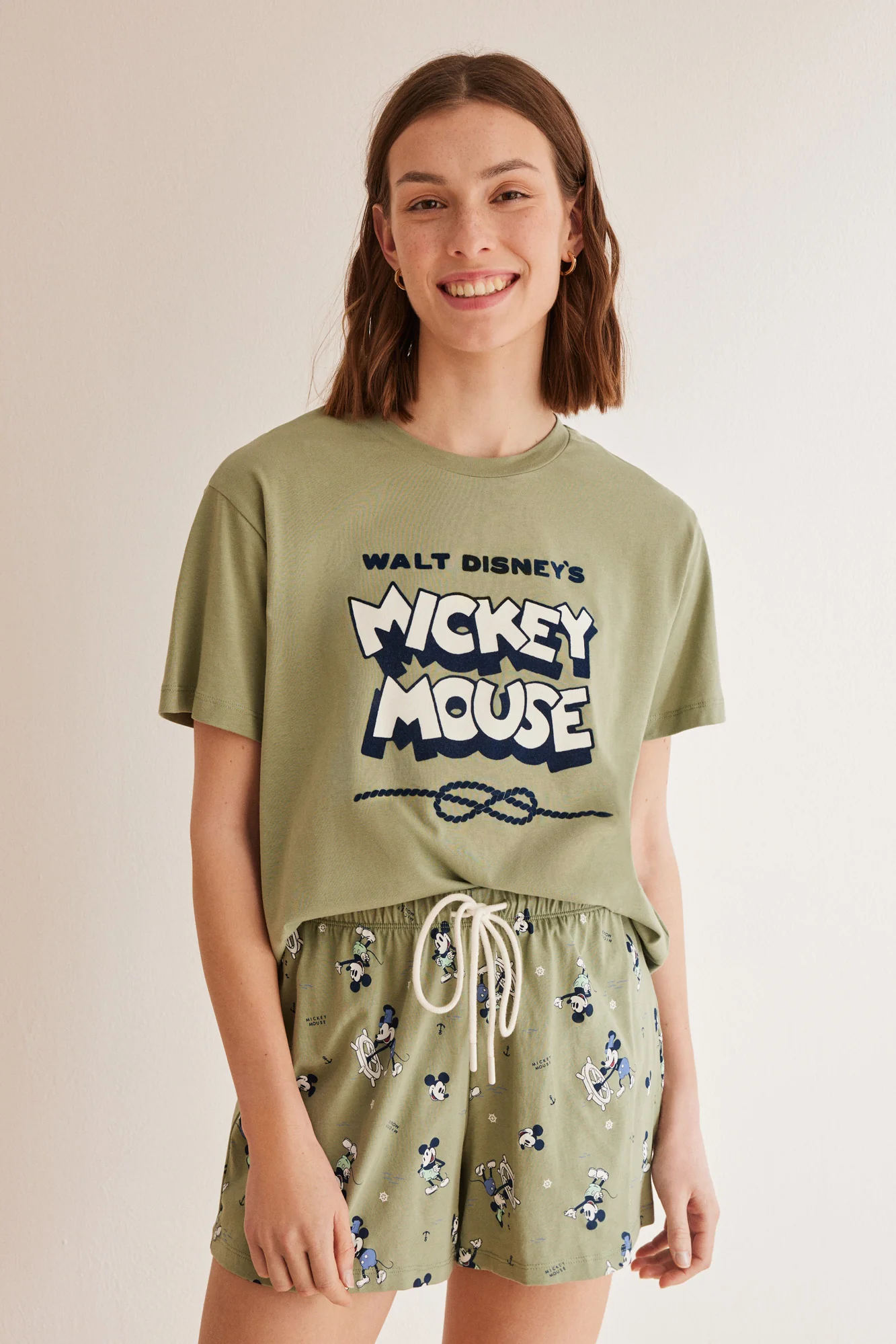 100% cotton Mickey Mouse short pyjamas - Image 2