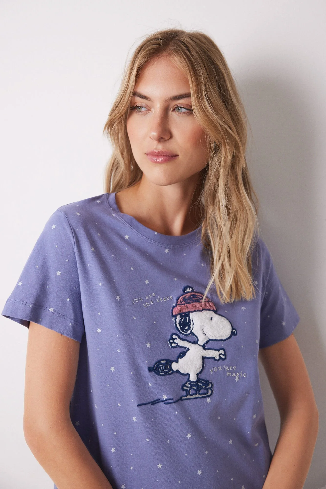 100% cotton midi Snoopy nightgown - Image 4