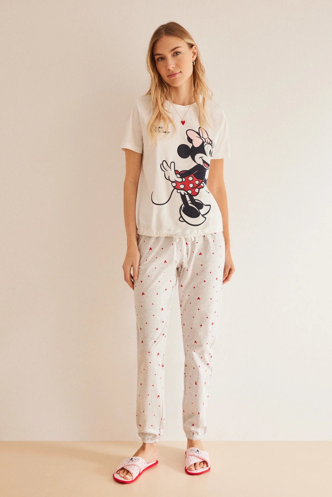 100% cotton Minnie hearts pyjamas