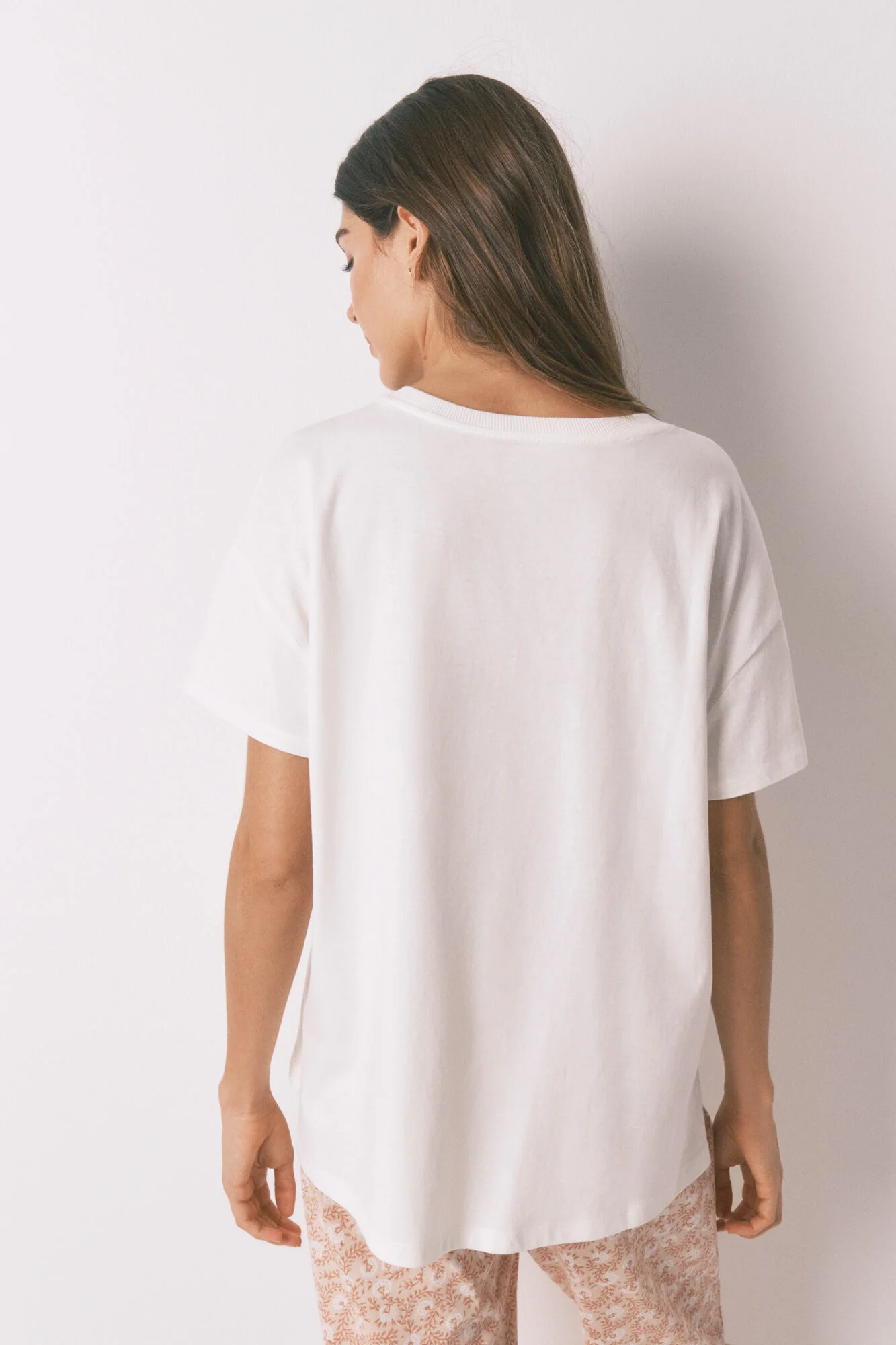 100% cotton "Namaste" white T-shirt - Image 3