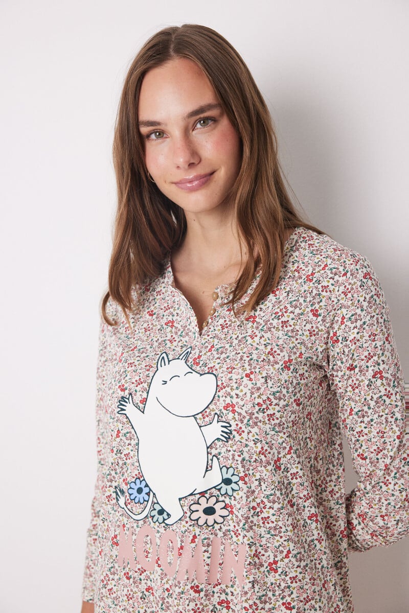 Moomin 100% cotton midi nightgown - Image 2
