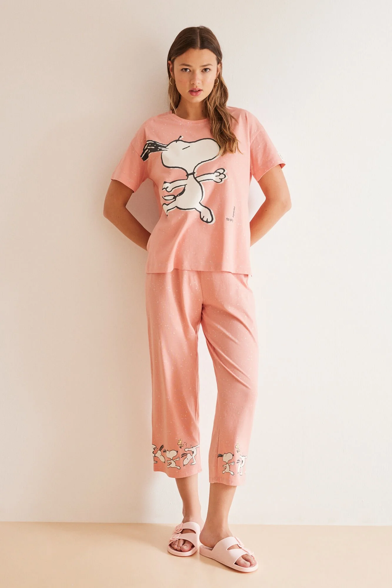 Snoopy 100% cotton Capri pyjamas - Image 2