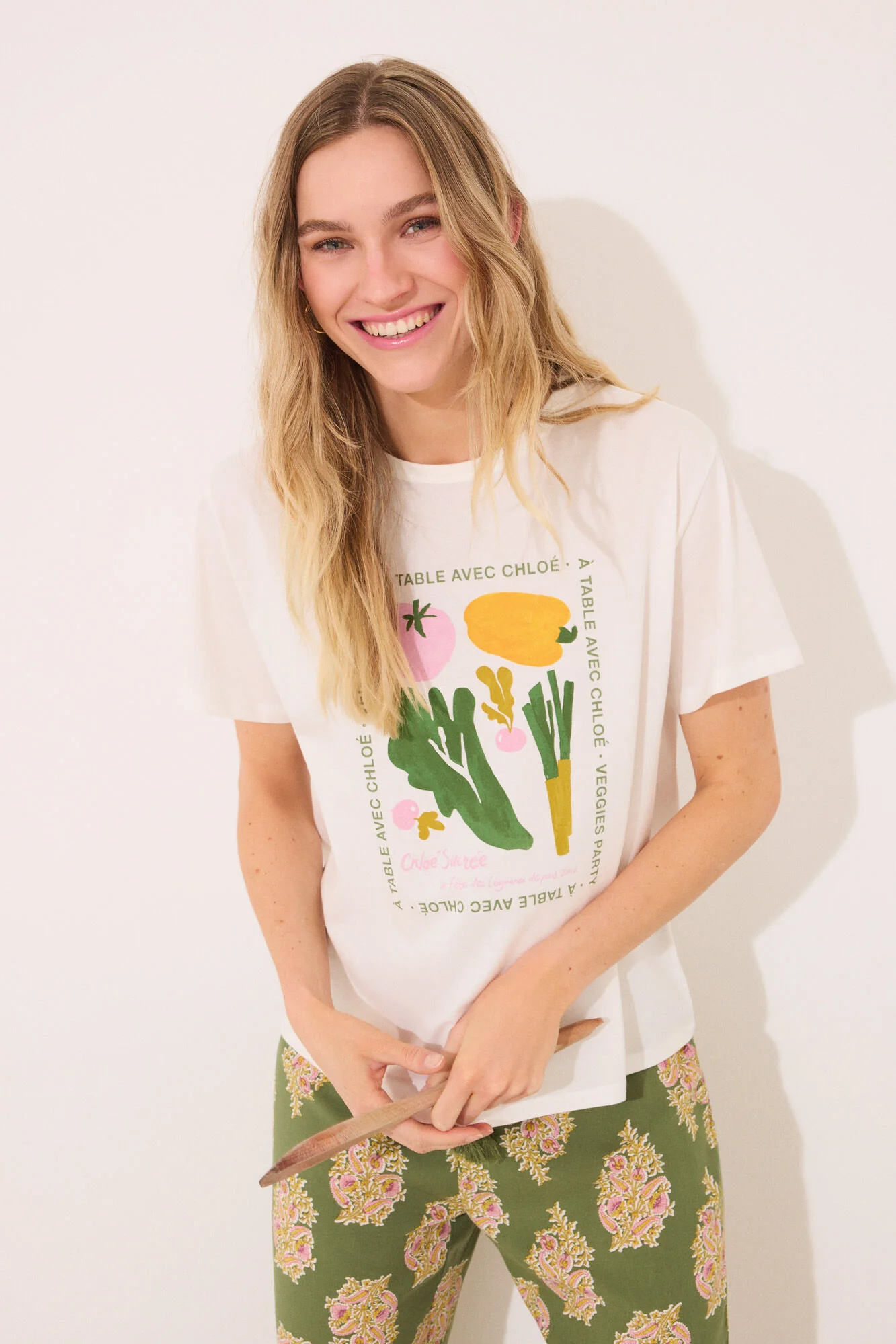 100% cotton short sleeve T-shirt "vegetables" - Image 5