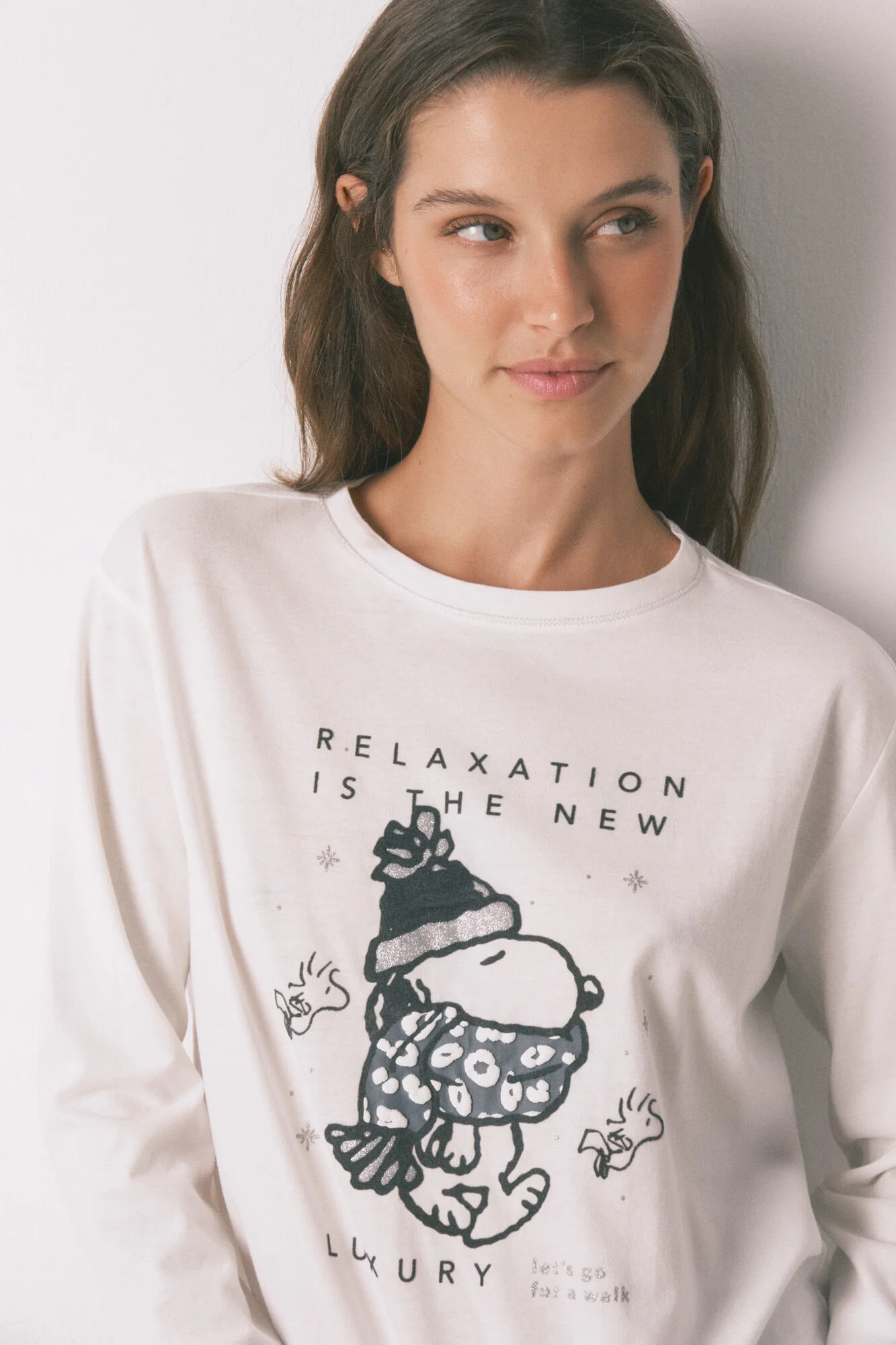 100% cotton Snoopy long pyjamas - Image 2