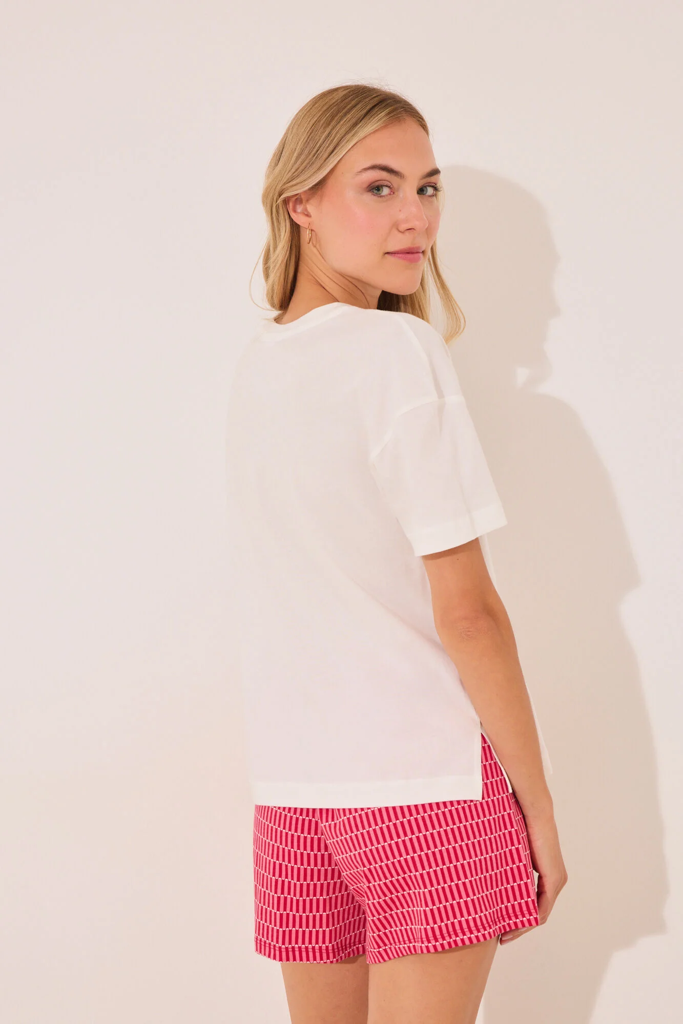 100% cotton Snoopy red short pyjamas - Image 3
