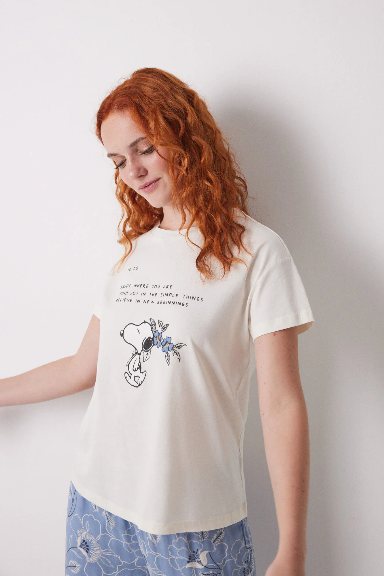 100% cotton Snoopy short sleeve T-shirt - Image 6