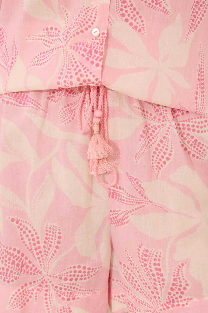 100% cotton voile classic pyjamas with floral print - Image 6