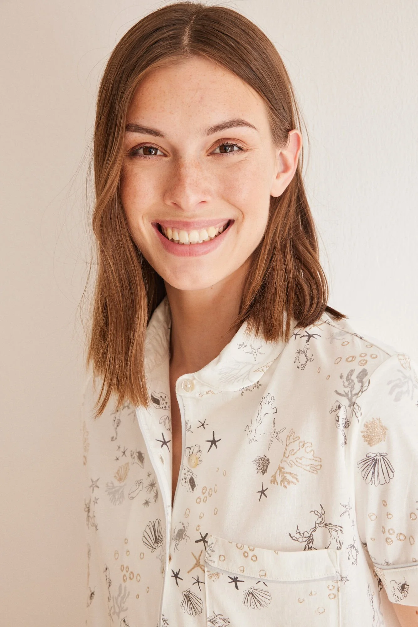 Classic long 100% cotton sea pyjamas - Image 3