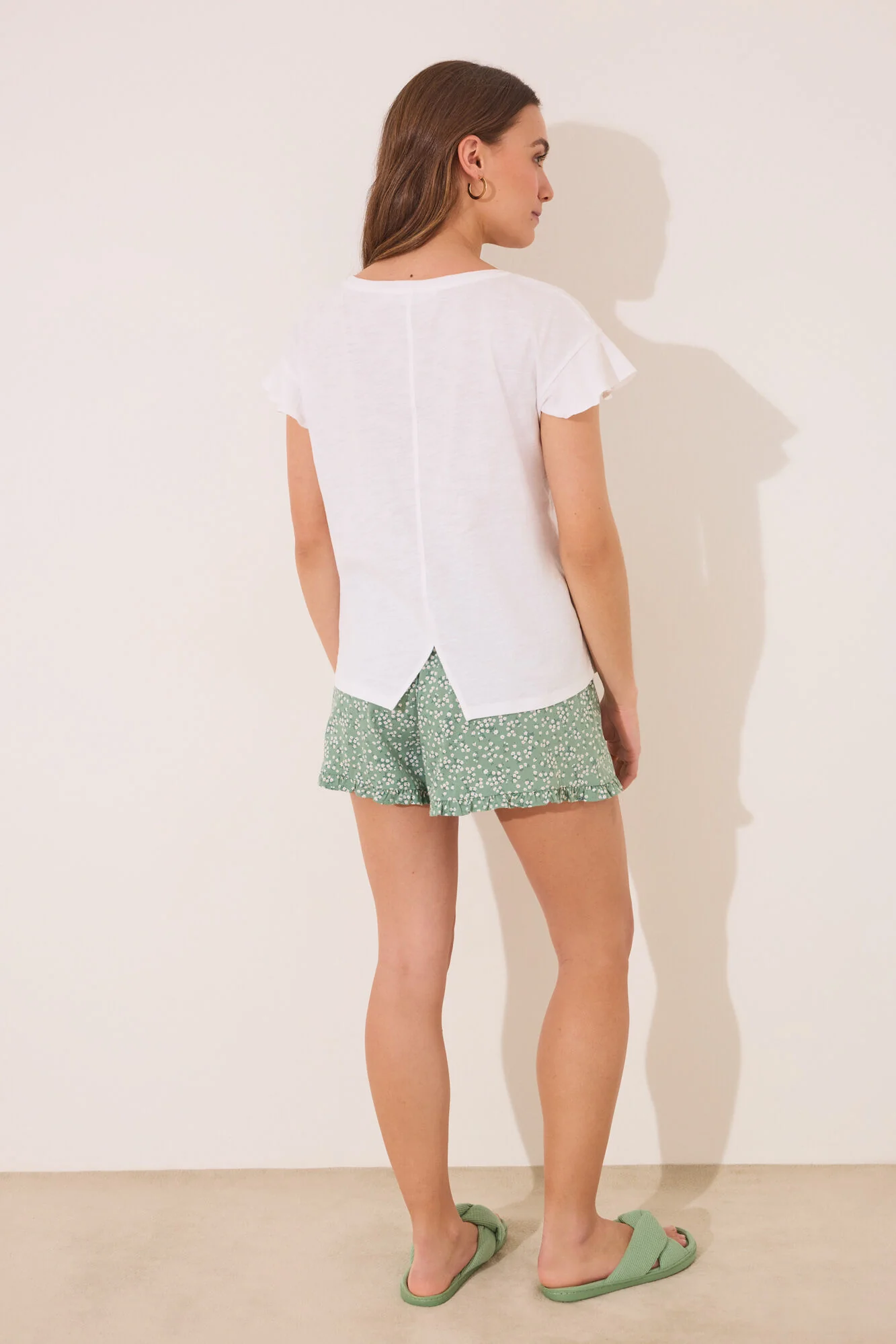 100% ivory cotton short pyjamas - Image 5