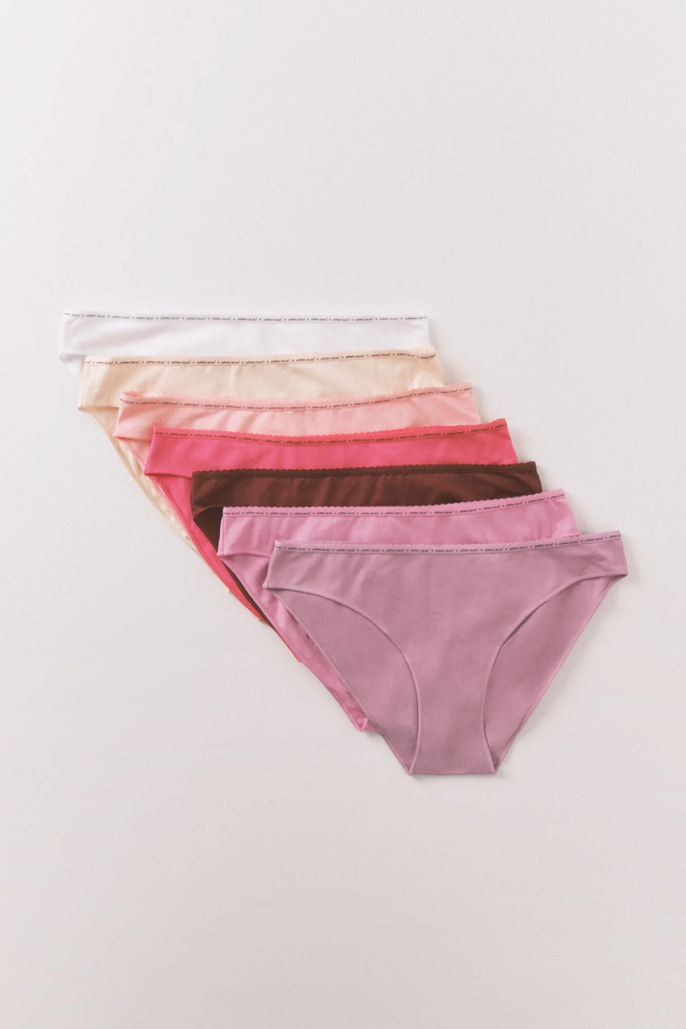 7-pack pink cotton classic panties