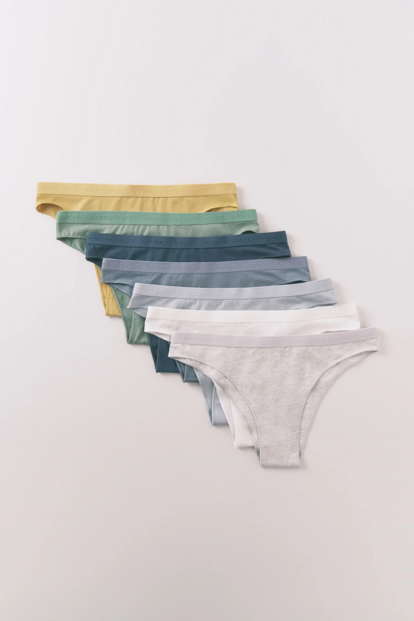 7-pack super soft logo Brazilian panties