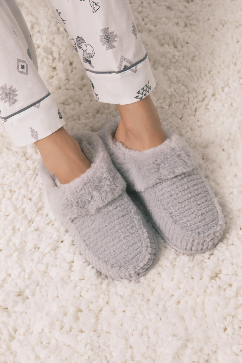 Animal print fur slippers - Image 5