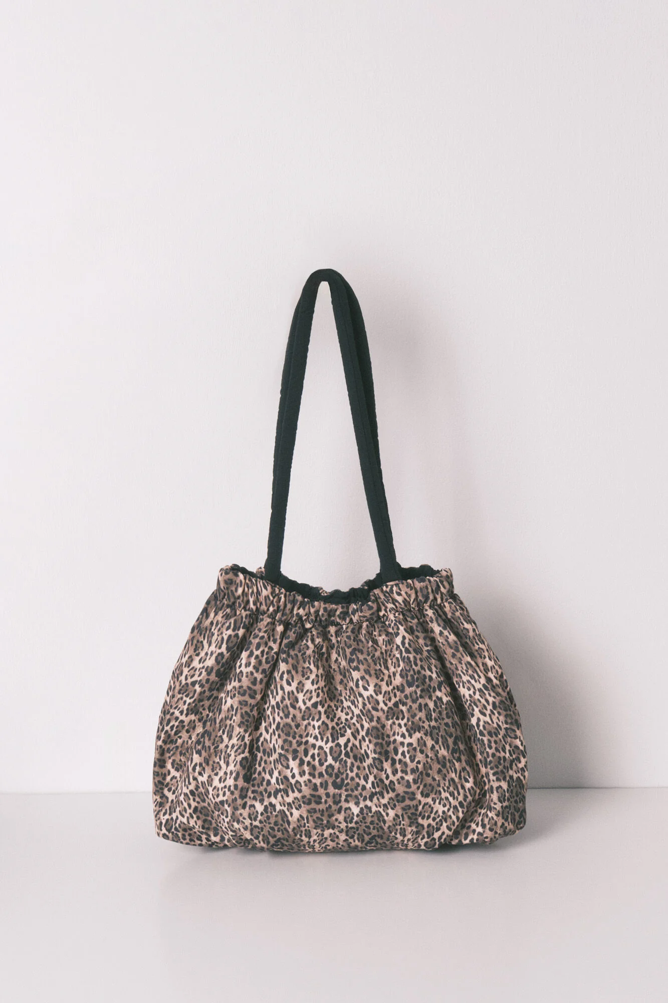 Animal print reversible nylon handbag, bag - Image 4