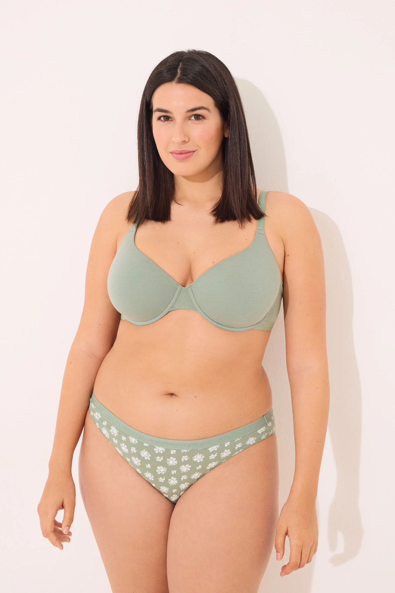 BEAUTIFUL classic bra in khaki cotton - Image 6