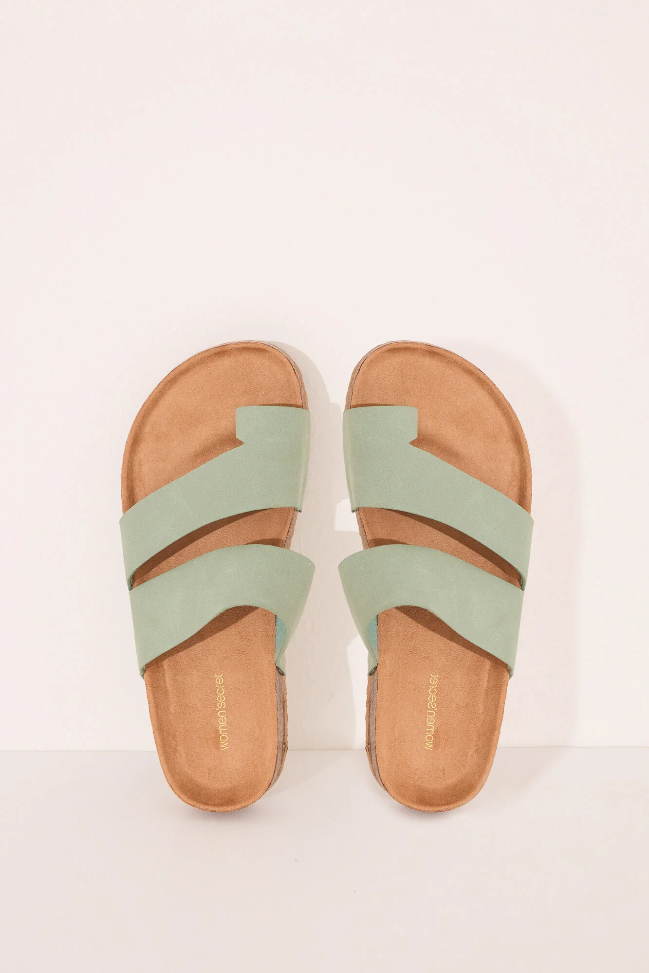Bio sandals in khaki color - Image 3