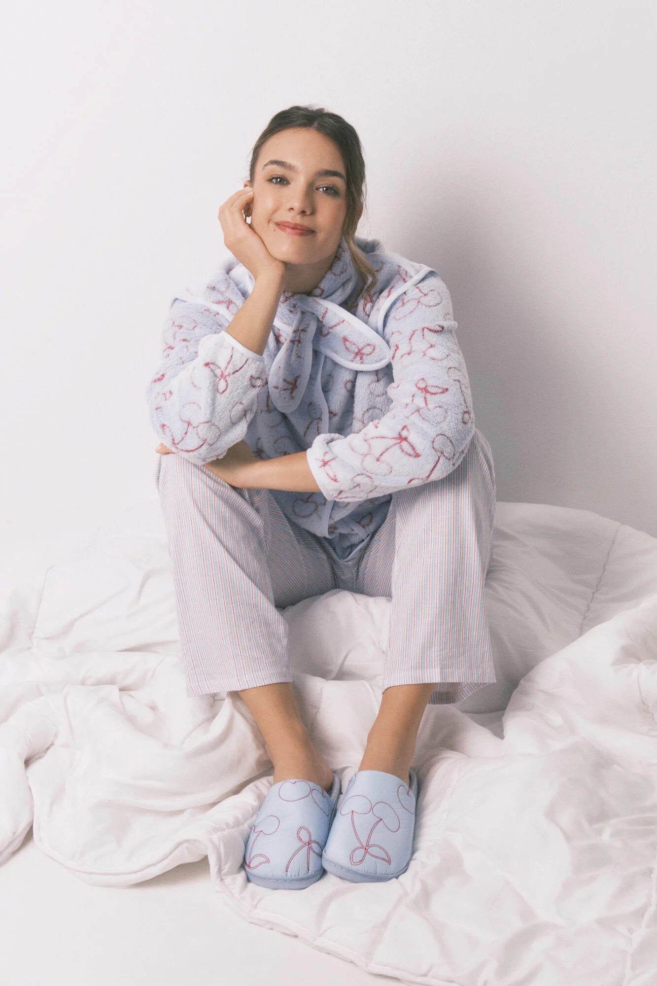 Blue cherry slippers - Image 6