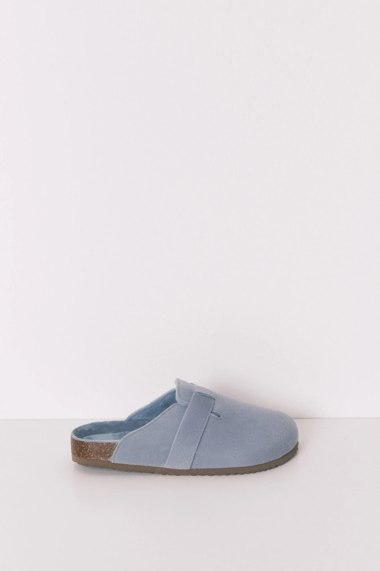 Blue comfort slippers