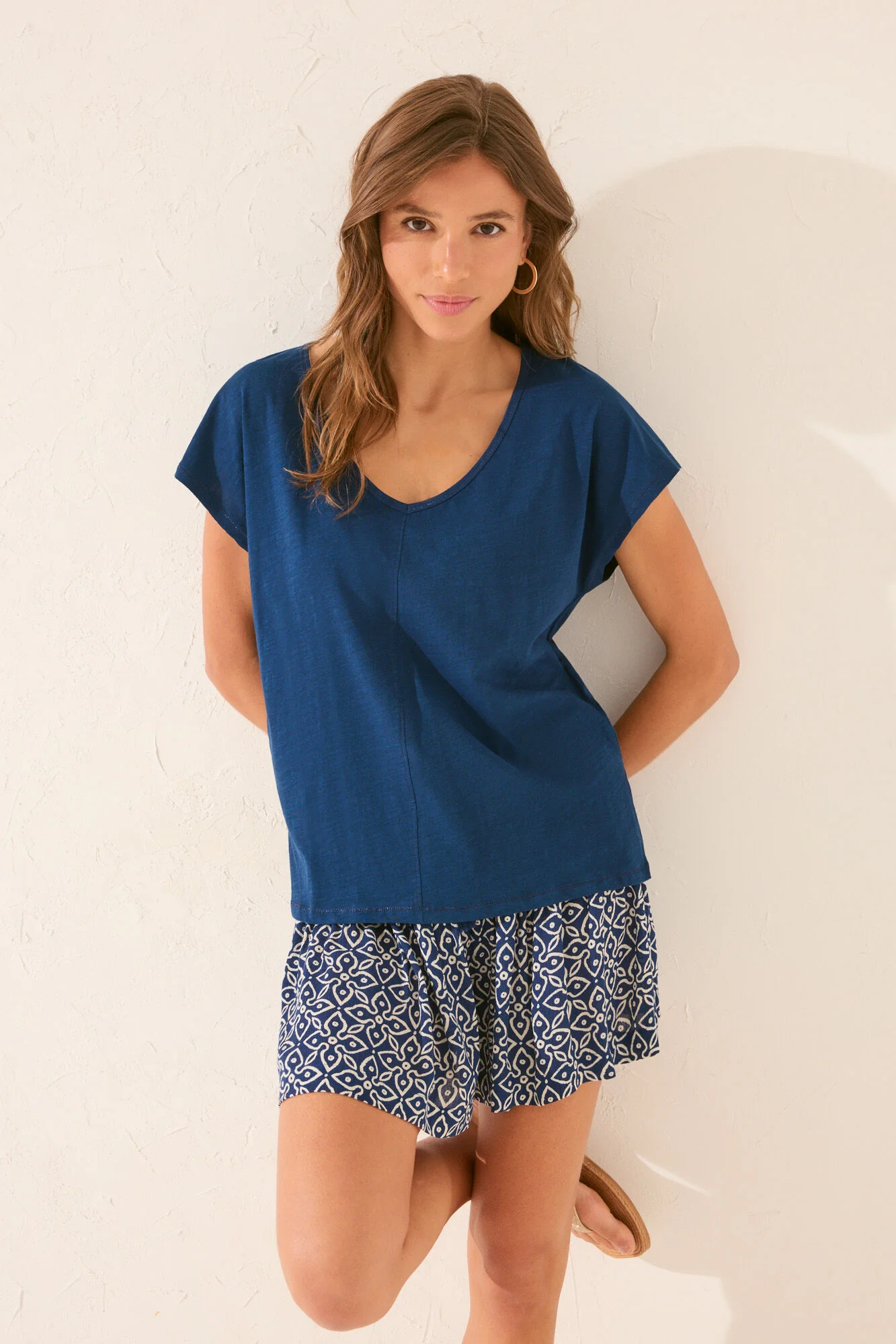 Blue glitter short sleeve T-shirt - Image 5