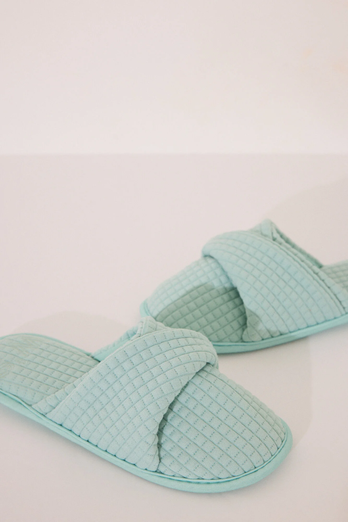 Blue padded slippers - Image 3