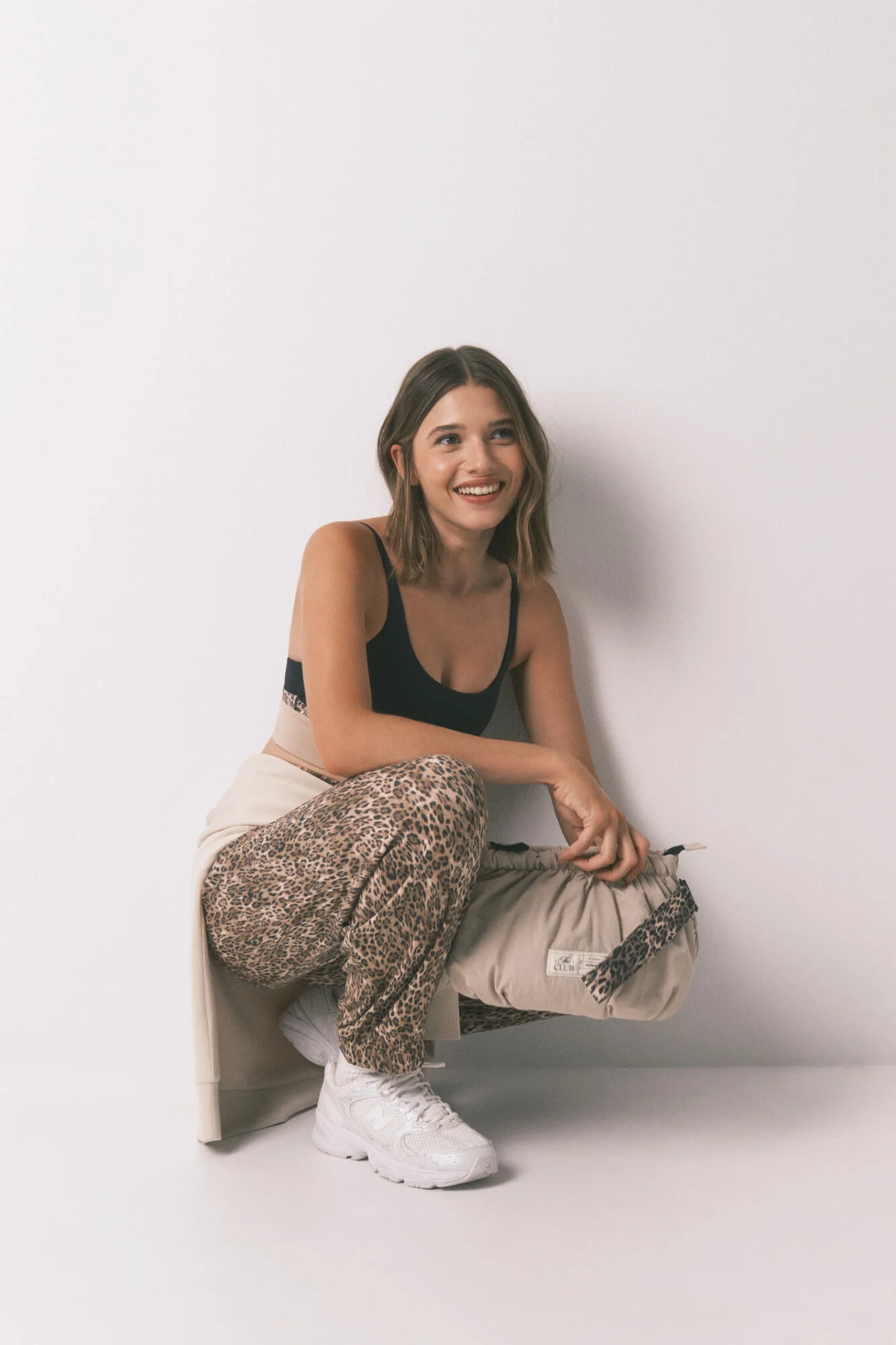 Brown carrot animal print long trouser - Image 6