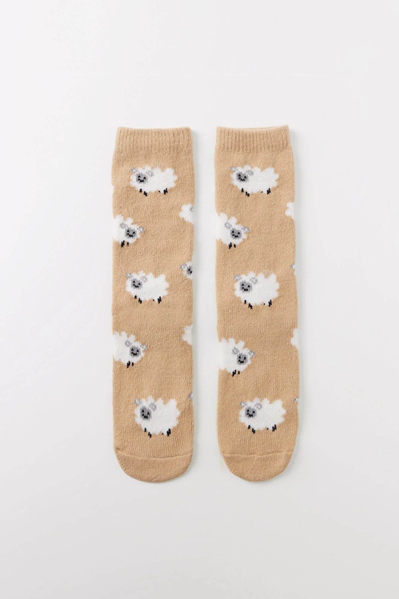 Brown thick long socks - Image 2