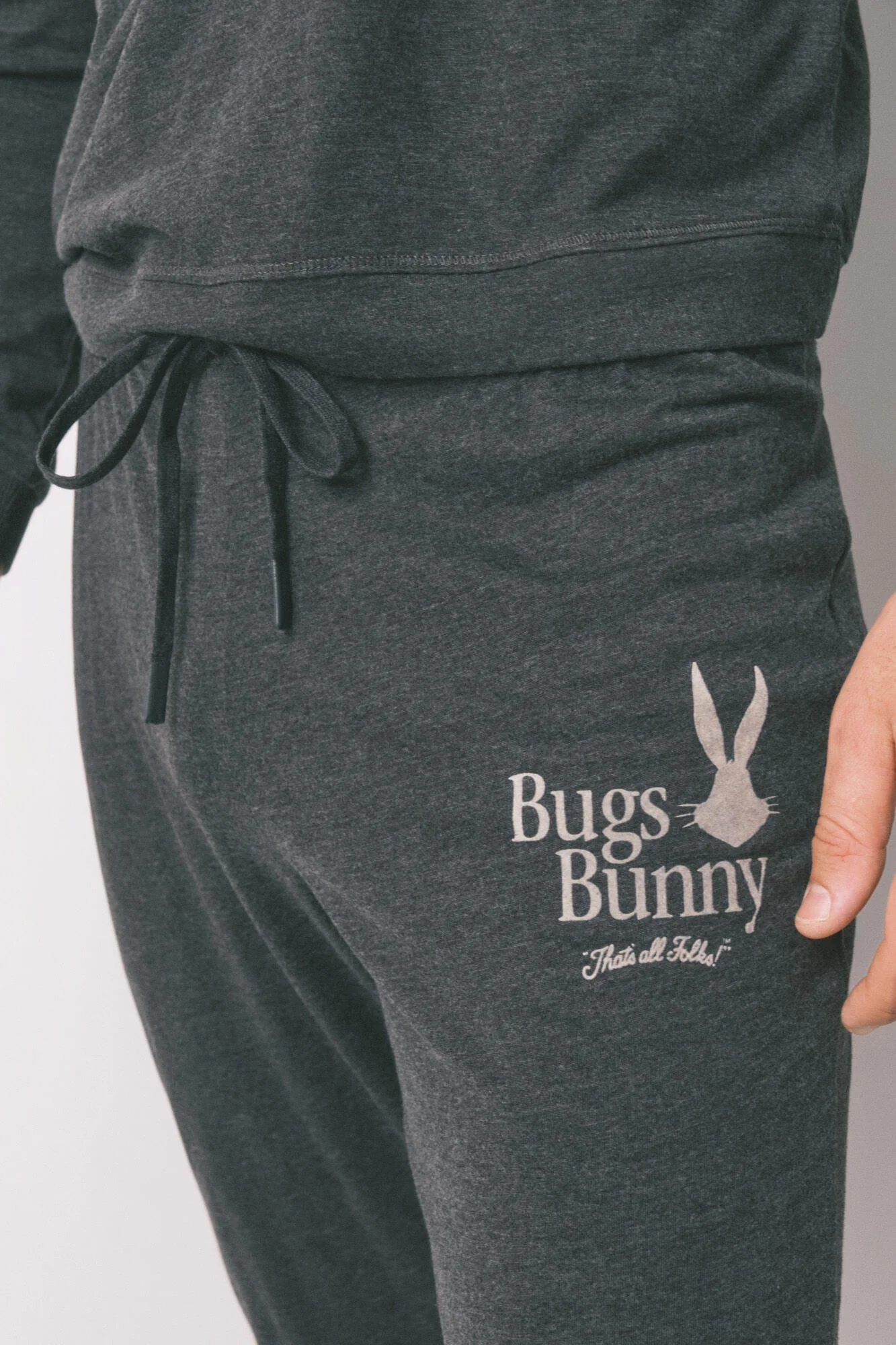 Bugs Bunny gray cotton long pyjamas - Image 4