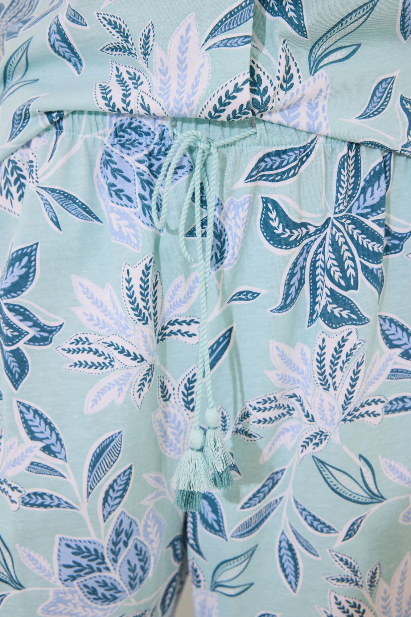 Capri classic pyjamas 100% cotton flowers - Image 5