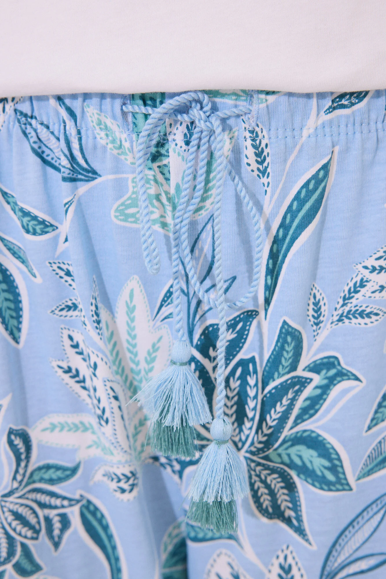 Capri pyjamas 100% cotton with floral print - Image 4