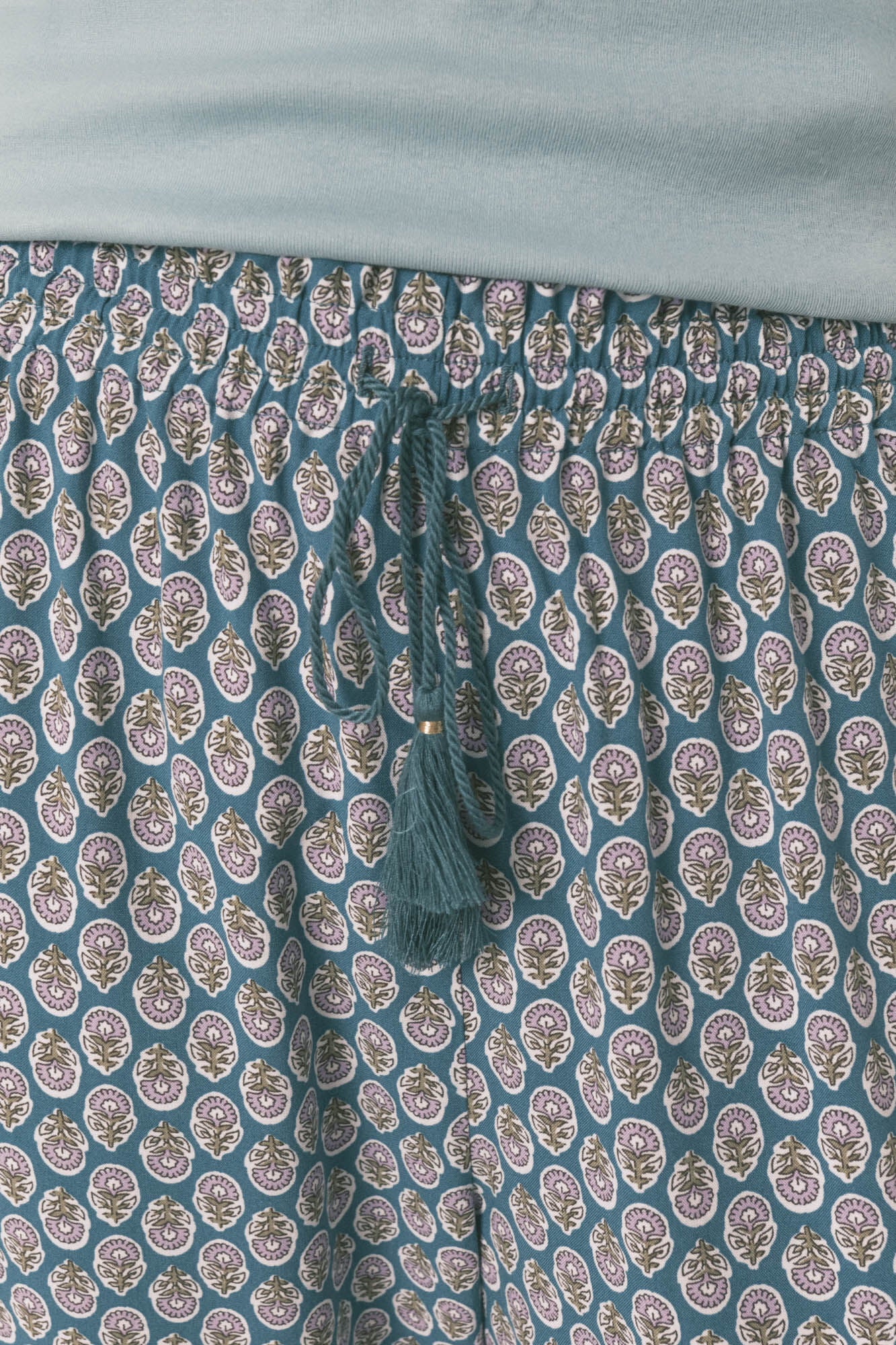 Carrot viscose print stamp long trouser - Image 4