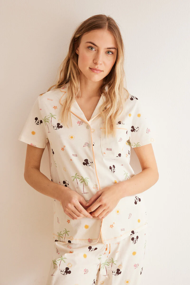 Classic 100% cotton allover Mickey pyjamas