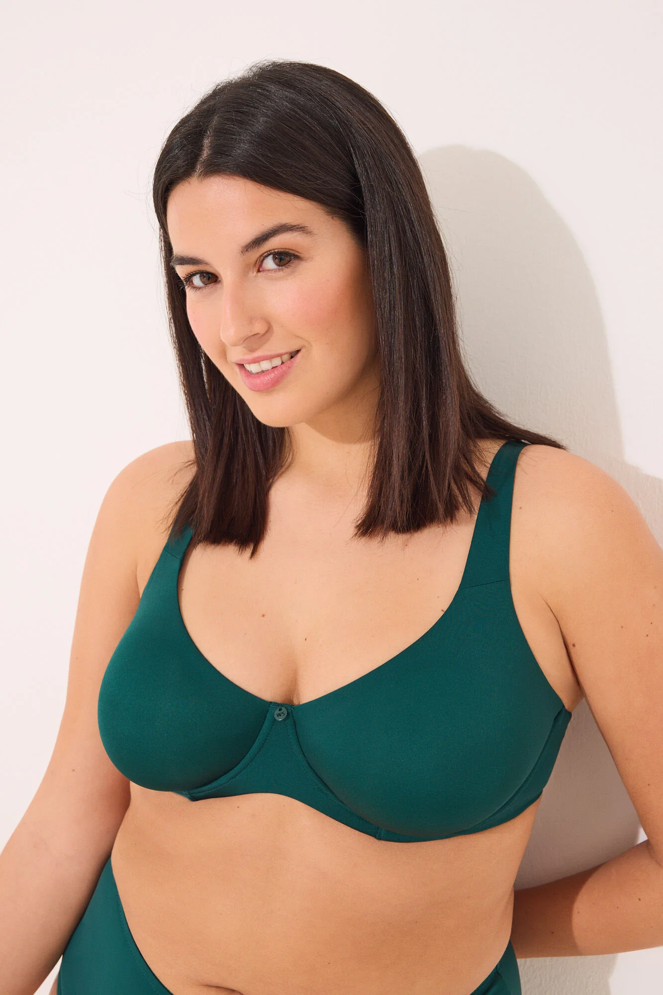 Classic bra PRETTY green microfibre - Image 3