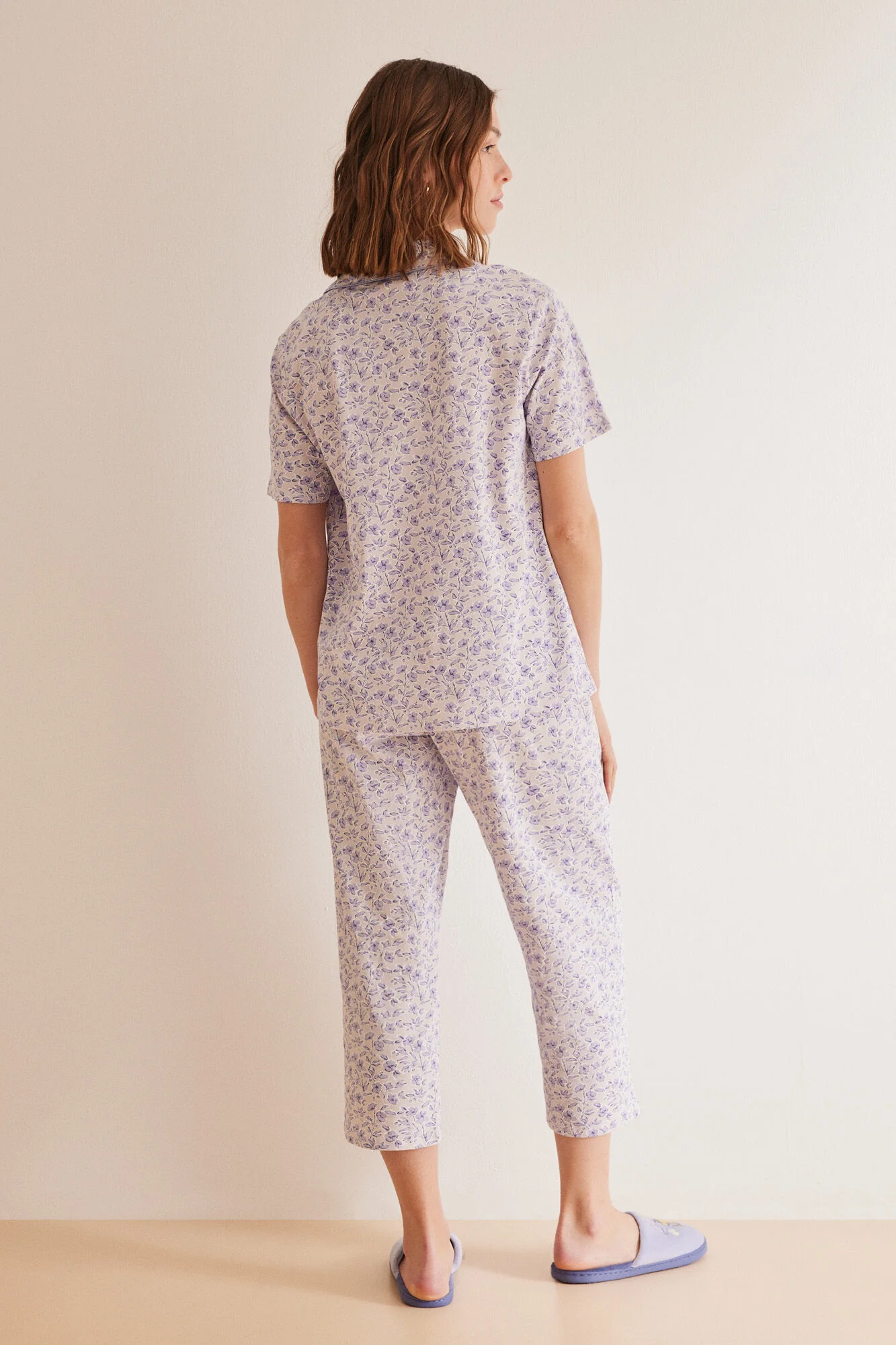 Classic Lilac 100% Cotton Snoopy Pyjamas - Image 2
