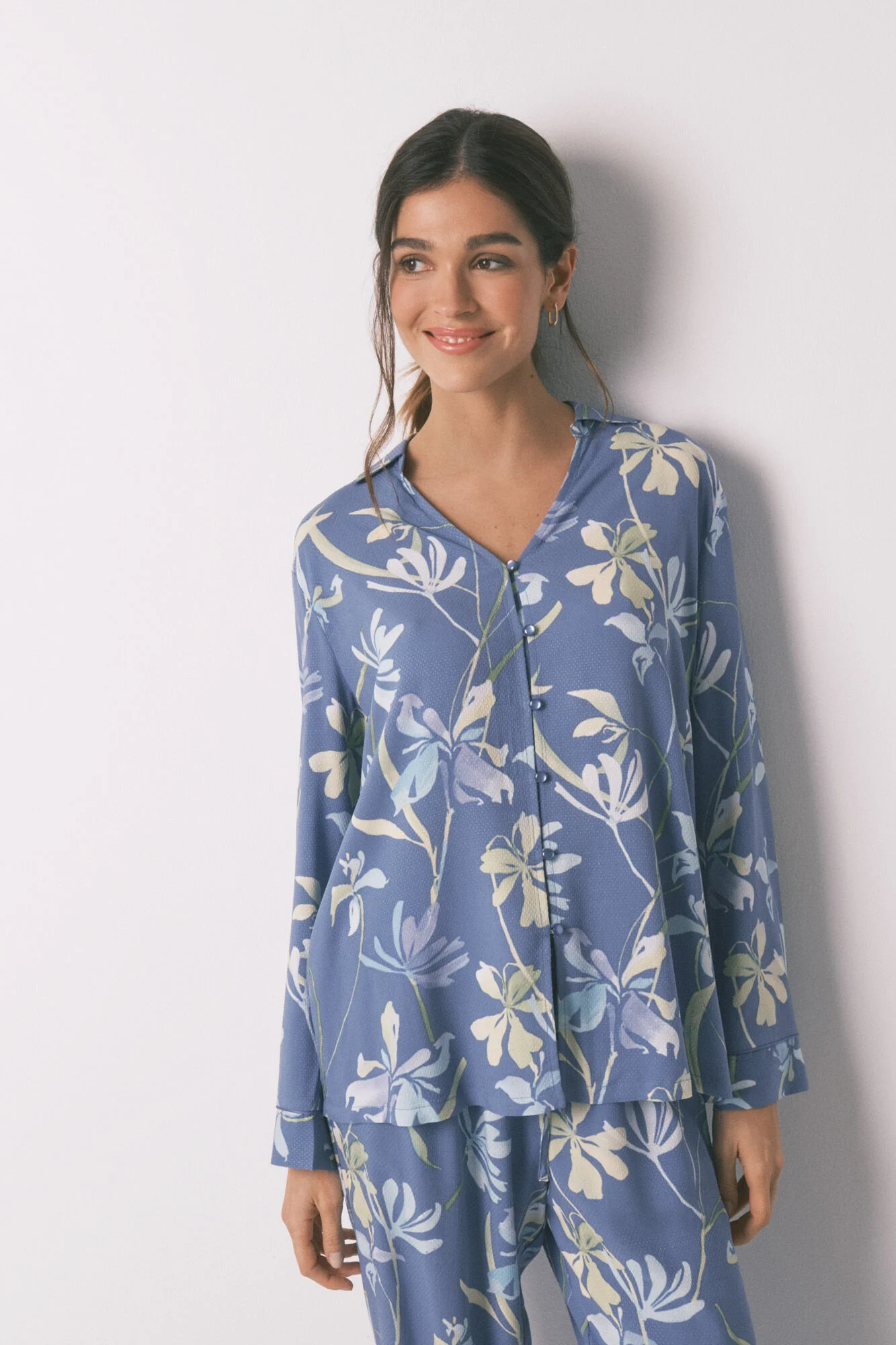 Classic pyjamas flower print - Image 4