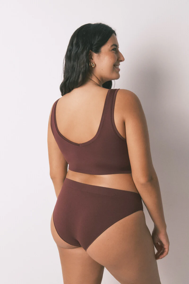 Classic seamless maroon panty - Image 5