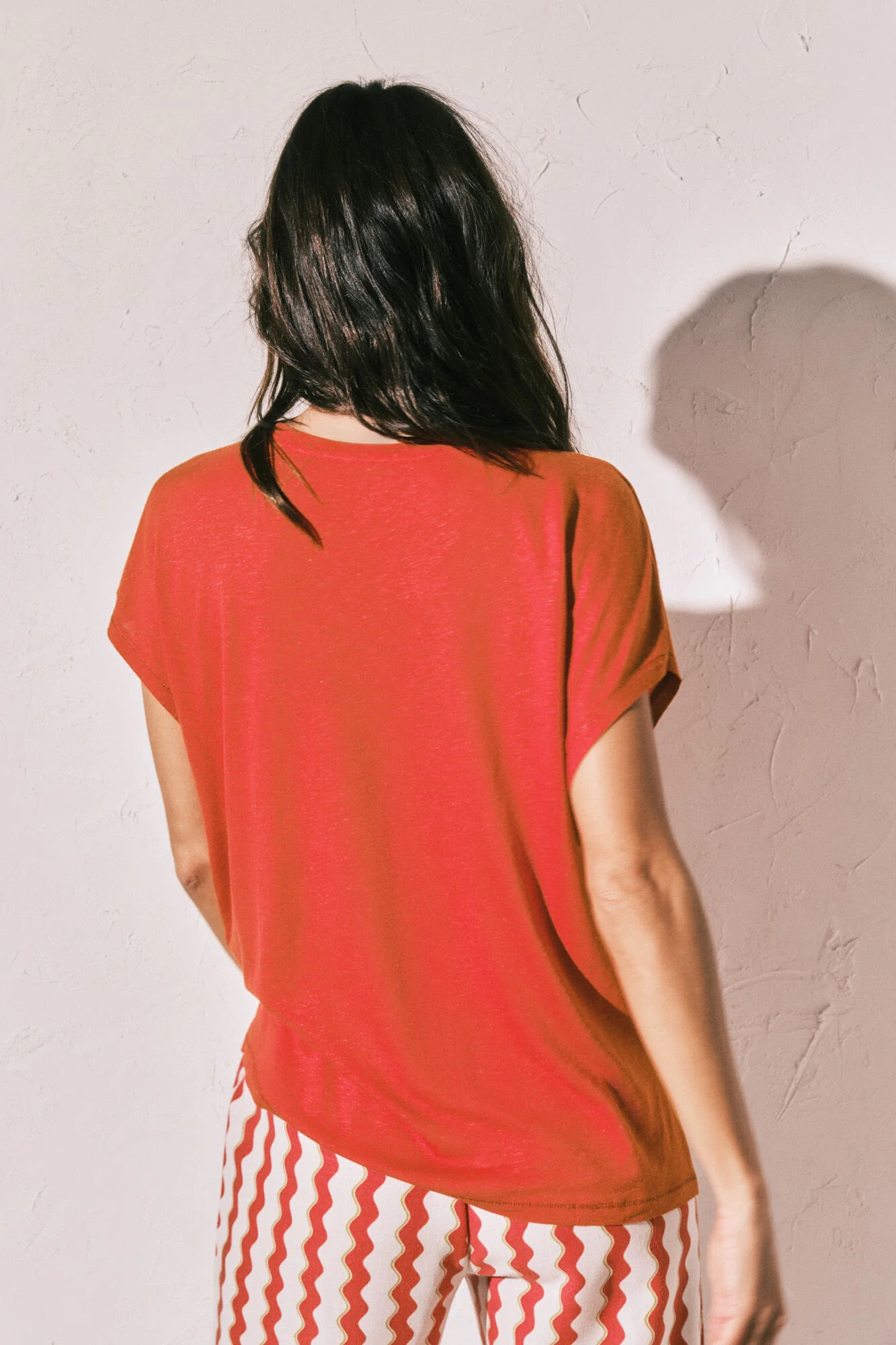 Coral short sleeve T-shirt - Image 4