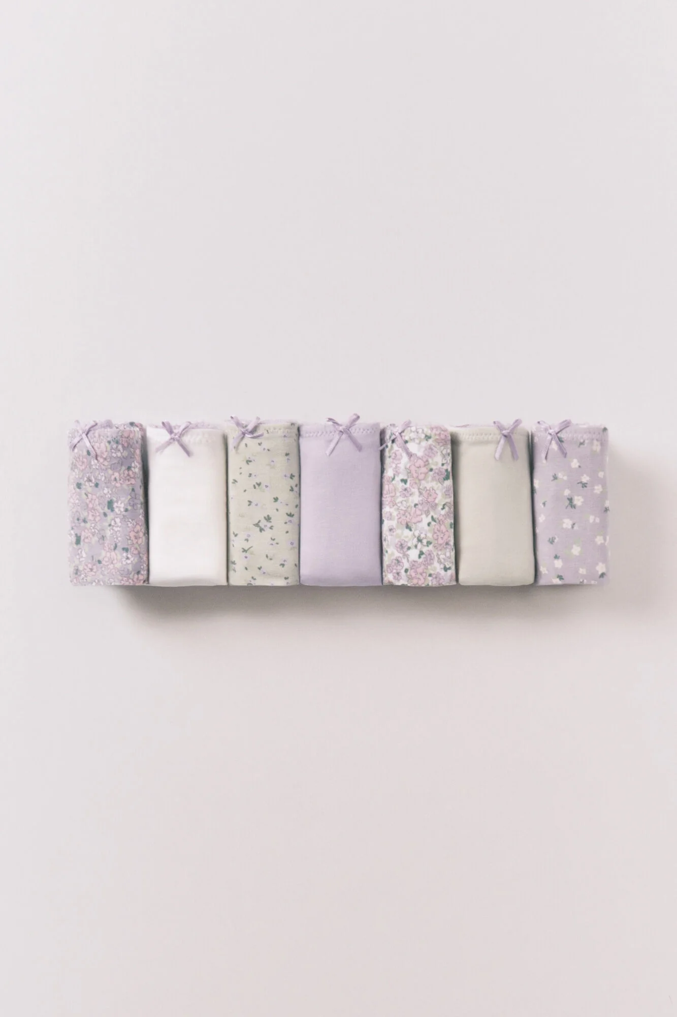 Cotton 7-pack classic floral print panties - Image 2