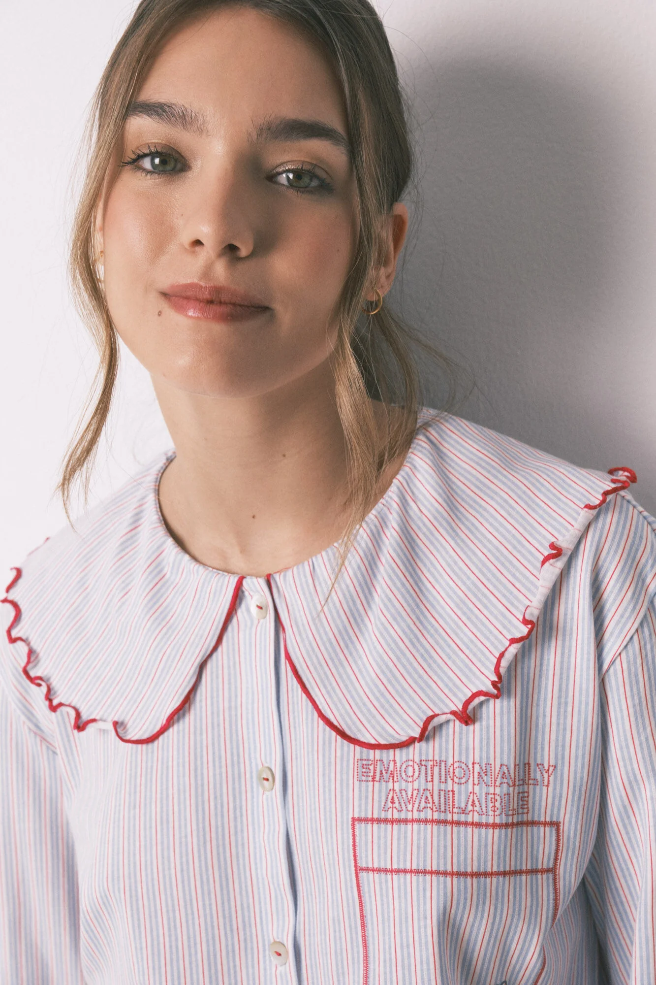 Cotton long Peter Pan collar pyjamas - Image 7