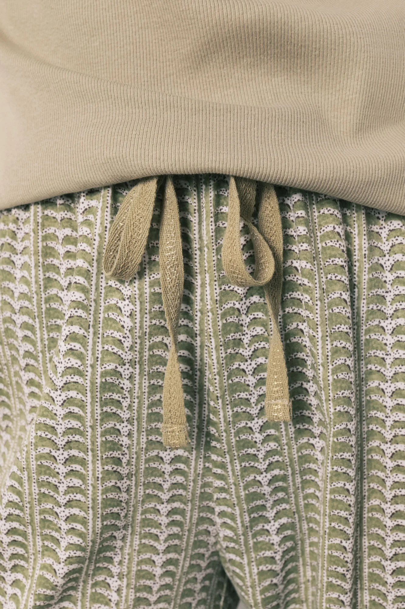 Cotton short sleeve long pyjamas - Image 3