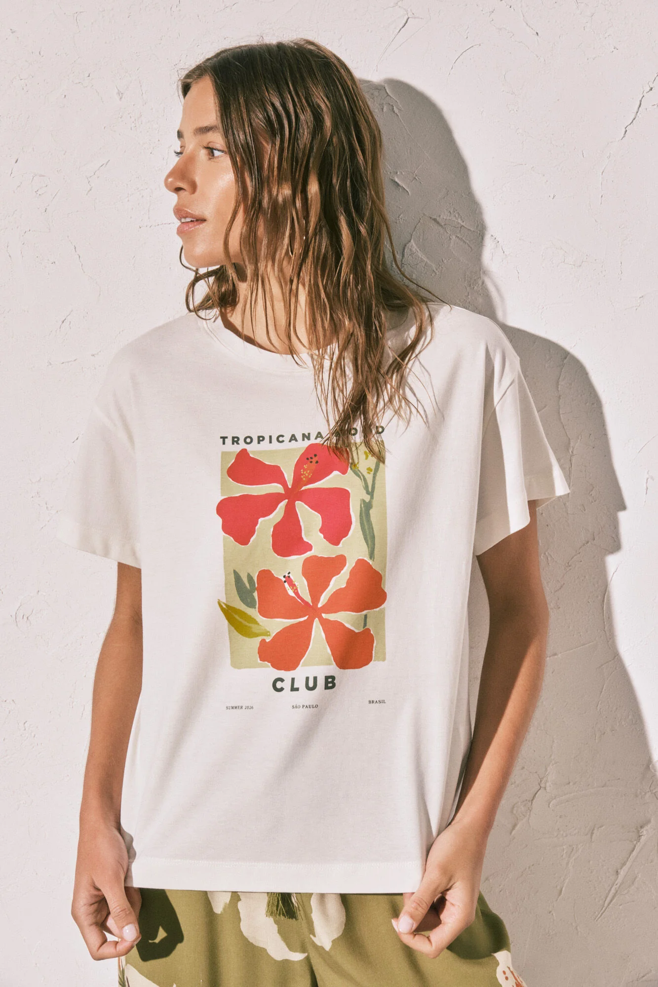 Cotton short sleeve T-shirt