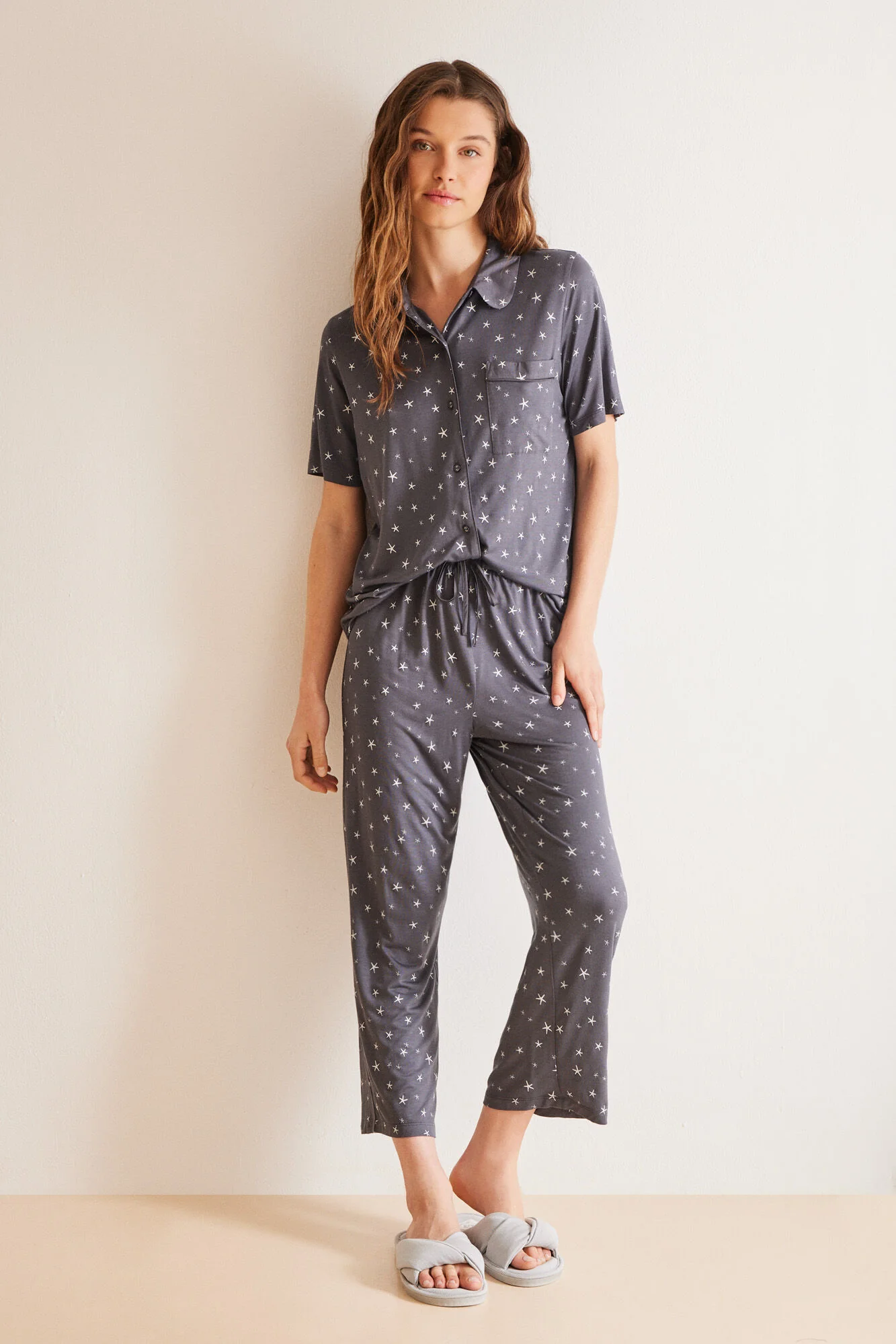 Grey Capri classic pyjamas - Image 2