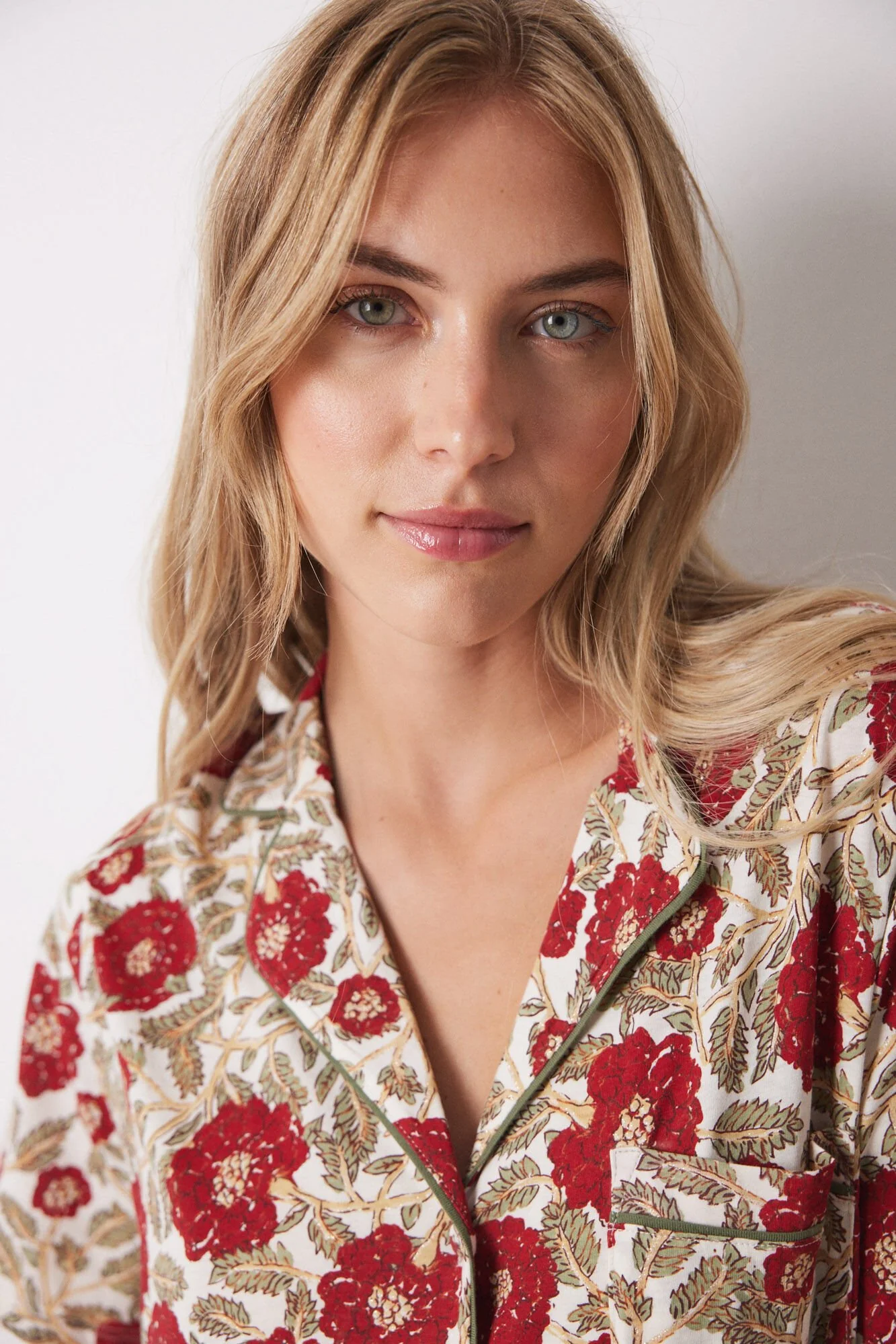 Floral 100% cotton classic pyjamas - Image 6