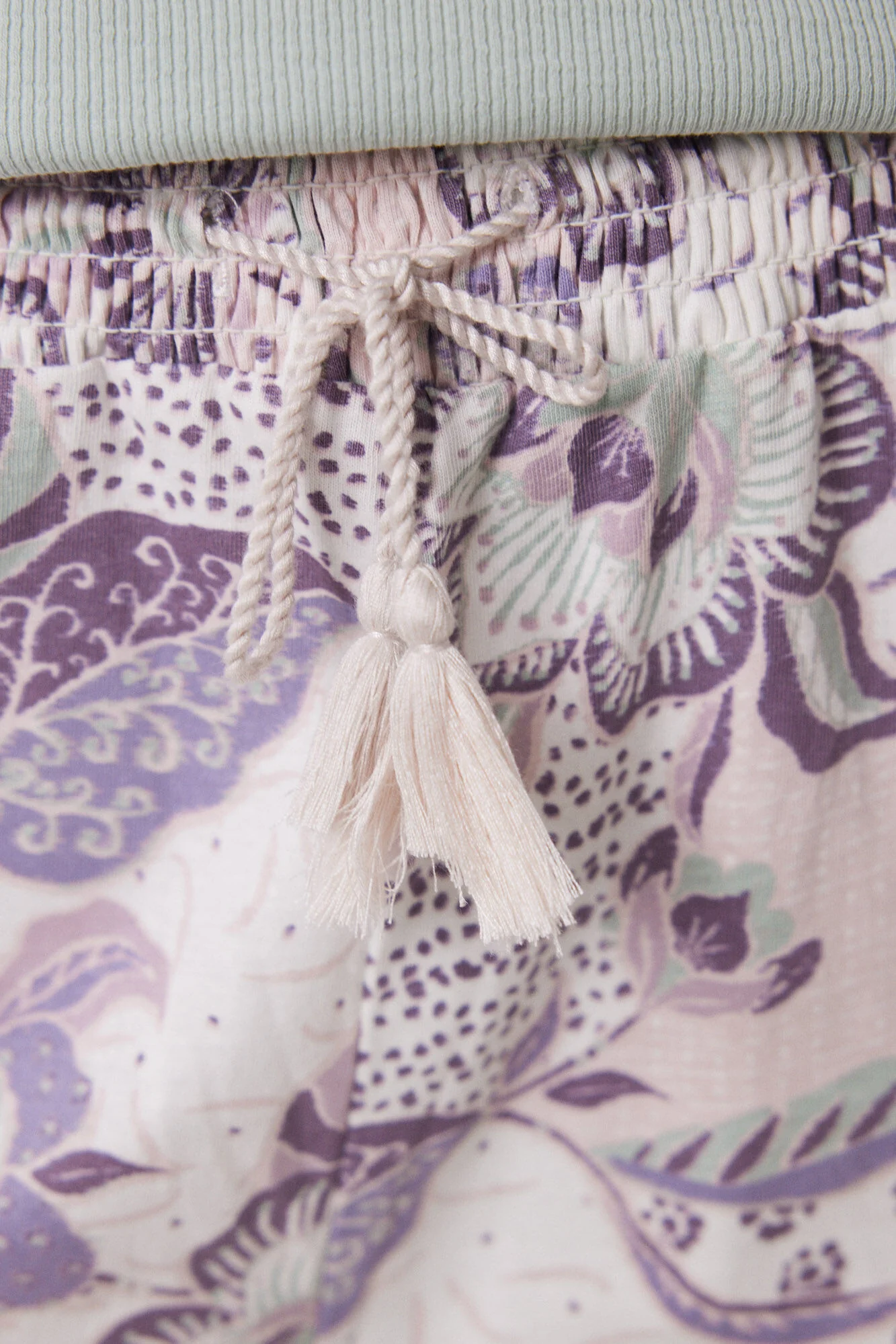 Floral 100% cotton long bottoms - Image 2