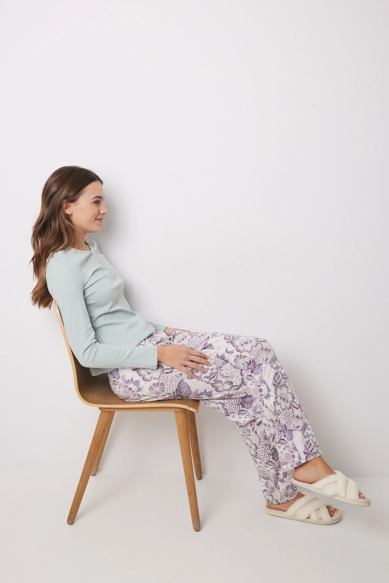Floral 100% cotton long bottoms - Image 6
