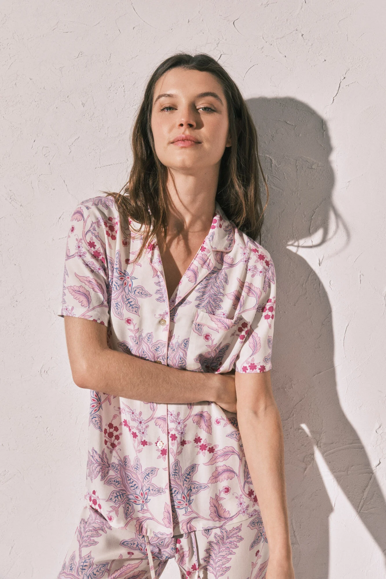 Floral print classic long pyjamas - Image 2